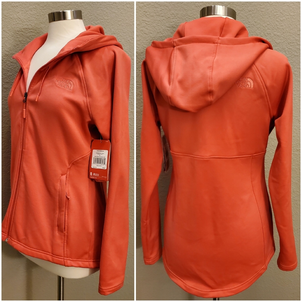 NWT The North Face Red Momentum Front Zip Hoodie